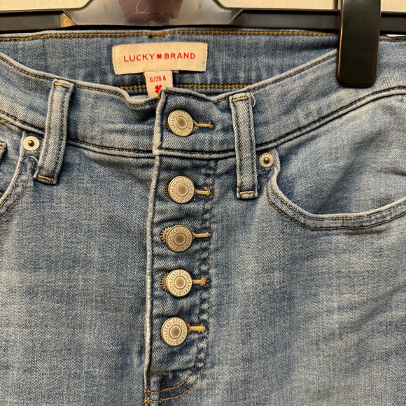 Lucky Brand Woman’s Bridgette High Rise Skinny Jeans Size 6/28 Blue - Picture 4 of 8